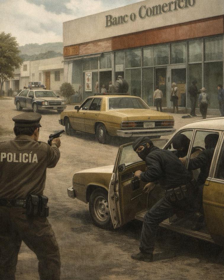 Asaltos a bancos en Mixquiahuala