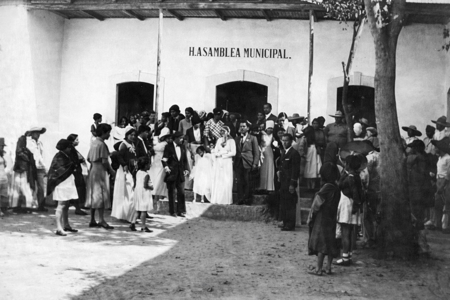Vista de una boda civil en presidencia
